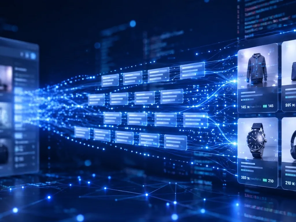 Produktová data od dodavatelů proudící do e-shopu